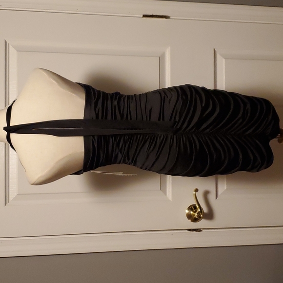 XOXO Laced Ruched Halter Dress - Picture 6 of 12